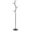 Autronic 80003-09 BK Vešiak stojanový, výška 181 cm, kovová konštrukcia, čierny matný lak, nosnosť 10 kg