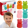 WOOPIE BABY Zmyslové zvieratká Mäkká sada 6 ks