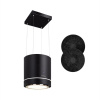 Klarstein Tron Ambience, digestor, 38 cm, ostrovčekový, 540 m³/h, LED, čierny (CGCH2-TronAmbience-B)