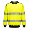 PORTWEST Portwest PW379 PW3 Hi-Vis mikina - Žltá-Čierna, XL Žltá-Čierna, XL