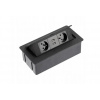 Elektrická zásuvka, USB doska GTV čierna
