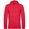 B&C Mikina B&C Hoodie s kapucí, pánská COT01U03Wv7301-heather red S Melír červená