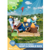 Beast Kingdom Toys Disney D-Stage Camping series PVC dioráma Goofy a kačer Donald Špeciálna edícia 10 cm