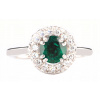 585er Emerald IGI certifikovaný diamantový prsteň (585er Emerald IGI certifikovaný diamantový prsteň)