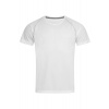 Tričko STEDMAN Active Team Raglan, White biela, XL