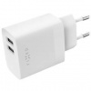 Nabíjačka do siete FIXED 17W Smart Rapid Charge, 2x USB (FIXC17N-2U-WH) biela
