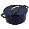 SK SOLINGEN SK SOLINGEN Pekáč s pokrievkou liatinový okrúhly so smaltovaným povrchom ALPEN 24 cm modrá CS-079369 (CS-079369)