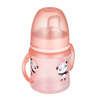 Canpol babies Tréninkový hrneček EXOTIC ANIMALS 120ml růžový