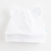Dojčenská bavlnená čiapočka New Baby Kids biela 56 (1-2m) Biela