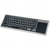 Klávesnica Hama KW-600T s touchpadom, pre Smart TV, CZ/SK (182653) strieborná