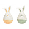 Textilomanie Biely keramický zajačik CERAMIC RABIT - rôzne varianty