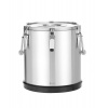 Nerezová termoska Kitchen Line na prepravu potravín, HENDI, Kitchen Line, 25L, Strieborná, ø350x(H)385mm