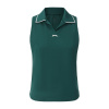 Slazenger Women's Sleeveless Polo Neck Performance Vest Green 12 (40)