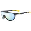 Sluneční brýle UVEX SPORTSTYLE 515 BLACK MATT/MIR. YELLOW 00091845