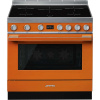 SMEG Portofino sporák CPF9IPOR oranžová