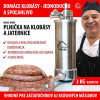 Plnička MagicHome SM206, na klobásy a jaternice, vertikálna, 3 kg, ručná