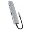 EPICO 6v1 hliníkový 8K hub s konektorom USB-C 9915112100067 strieborný
