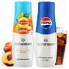 Sirupy SodaStream Lipton Ice Tea Peach Zero Broskyňa bez cukru + Pepsi