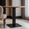 Interex design Stolová podnož PLEX / Čierna matná 730 mm