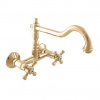 RAV Slezák Morava Retro Umývadlová batéria, ramienko 22 cm, zlatá MK302.5/28Z