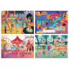 Puzzle Puzzle Zábavný park a Detská párty 4v1 (20,40,60,80 dielikov) (8412668186019)