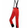 Alpine Pro Edes Pánske lyžiarske nohavice s Ptx membránou MPAD733 červená XXXL