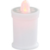 Sviečka MagicHome TG-18, LED, na hrob, biela, 11 cm, (súčasť balenia 2xAA)