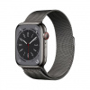 Apple Watch Series 8 GPS + Cellular 45mm Graphite Stainless Steel Case with Milanese Loop