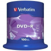 Verbatim DVD+R(100-Pack)Spindle/General Retail/16x/4.7GB 43551