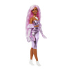 Barbie Deluxe modelka - metalické šaty