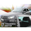 Plexi, ofuky VW Touareg 5D 2010, + zadní