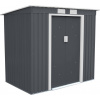 Rojaplast Plechový záhradný domček Rojaplast S2001A 191x111 cm sivý