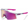 100% Speedcraft SL - Polished Translucent Grey - Purple Multilayer Mirror Lens uni