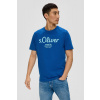 Pánske tričko s.OLIVER 2139909 56D1 Farba: Modrá, Veľkosť: L