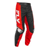 f-16 FLY RACING nohavice - USA 2025 čierna/červená/biela Veľkosť: 40, Veľkost: 40