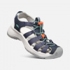 KEEN ASTORIA WEST SANDAL WOMEN navy/beveled glass US 8 / EU 38,5 / UK 5,5 / 25 cm; Modrá obuv