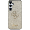 Guess PU Fixed Glitter 4G Metal Logo Samsung Galaxy S25 zlatá 57983124098