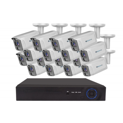 Securia Pro kamerový systém NVR16CHV4S-W smart, biely Nahrávanie: 6TB disk