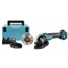 MAKITA DGA506RTJ Brúska uhlová D 125 mm na 18V Li-Ion (LXT) 5.0Ah akumulátor (2 ks) + nabíjačka / bezuhlíkový motor (MAKITA DGA506RTJ)