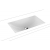 Kaldewei Silenio umývadlo 63.4x39.1 cm obdĺžnik podpultové umývadlo biela 906006313001