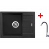 Sinks RAPID 580 Granblack + Elasta nerez/čierná