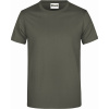 James & Nicholson Tričko JN 790, krátký rukáv, pánské COT02079067003-dark grey L Šedá tmavá