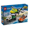LEGO® City Lietadlo, auto s plošinou a vznášadlo remix 60505 LEGO