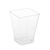 Fingerfood pohárik PS hranatý číry 58 x 58 x 76 mm 160ml