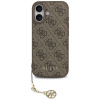 Guess Hardcase 4G Charm Cradle MagSafe iPhone 17 Hnedá