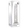 ADAM ET EVE CRYSTAL CLEAR 8 INCH DONG