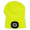 Čiapka Strend Pro Albacore žltá L, 4x SMD LED, USB nabíjanie