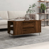 VidaXL Kávový stolík, hnedý dub, 102x44,5x50 cm