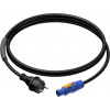 Procab CAB442/5 Napájací kábel - schuko samec - powerCON power-out - 3 x 2,5 mm2 5 metrov
