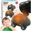 2 x auto autíčko LED pre magnetické dráhy, magnetické bloky, autodráha